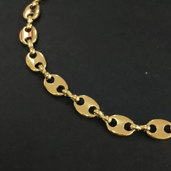 GIVENCHY Gold Tone Link Necklace - Picture 5 of 8